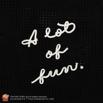 【TOM AND JERRY】星形徽章套頭衫×內搭套裝