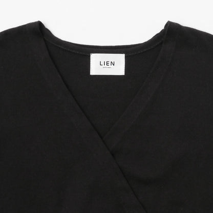 【芭蕾/連結】針織裹身上衣