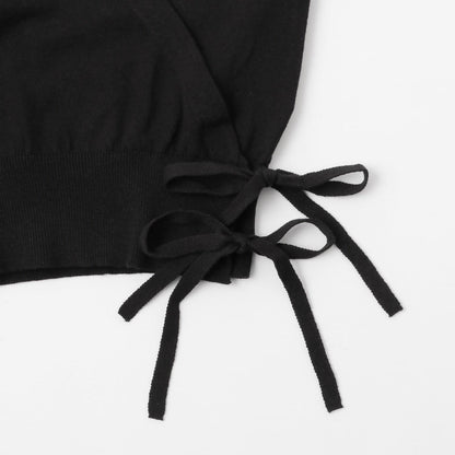 【芭蕾/連結】針織裹身上衣