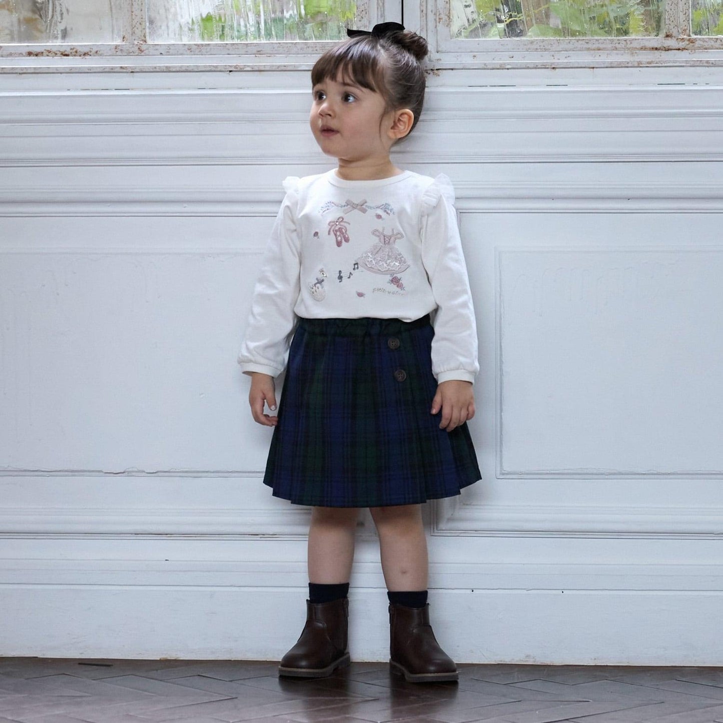 【色】芭蕾元素長袖T恤