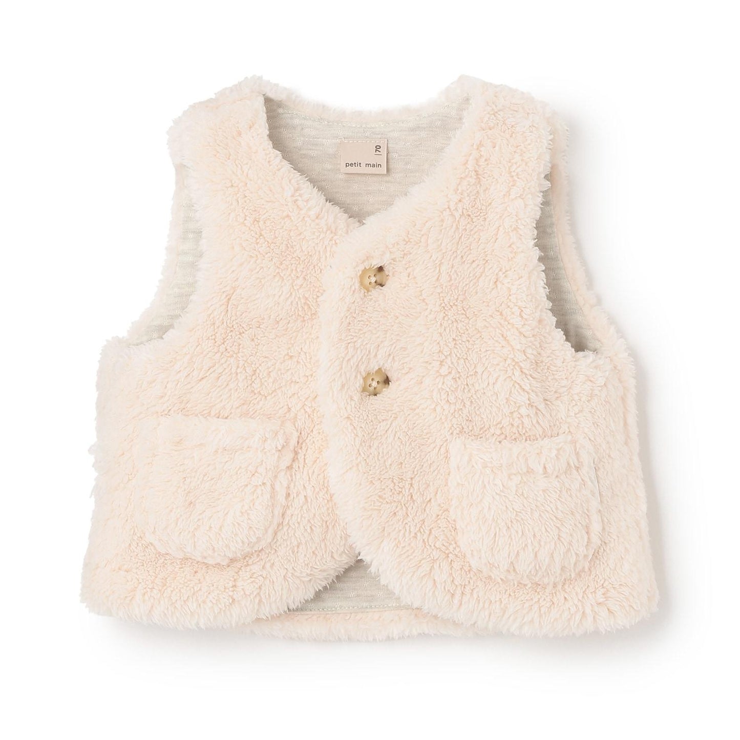 【抗菌防臭】羊羔絨馬甲