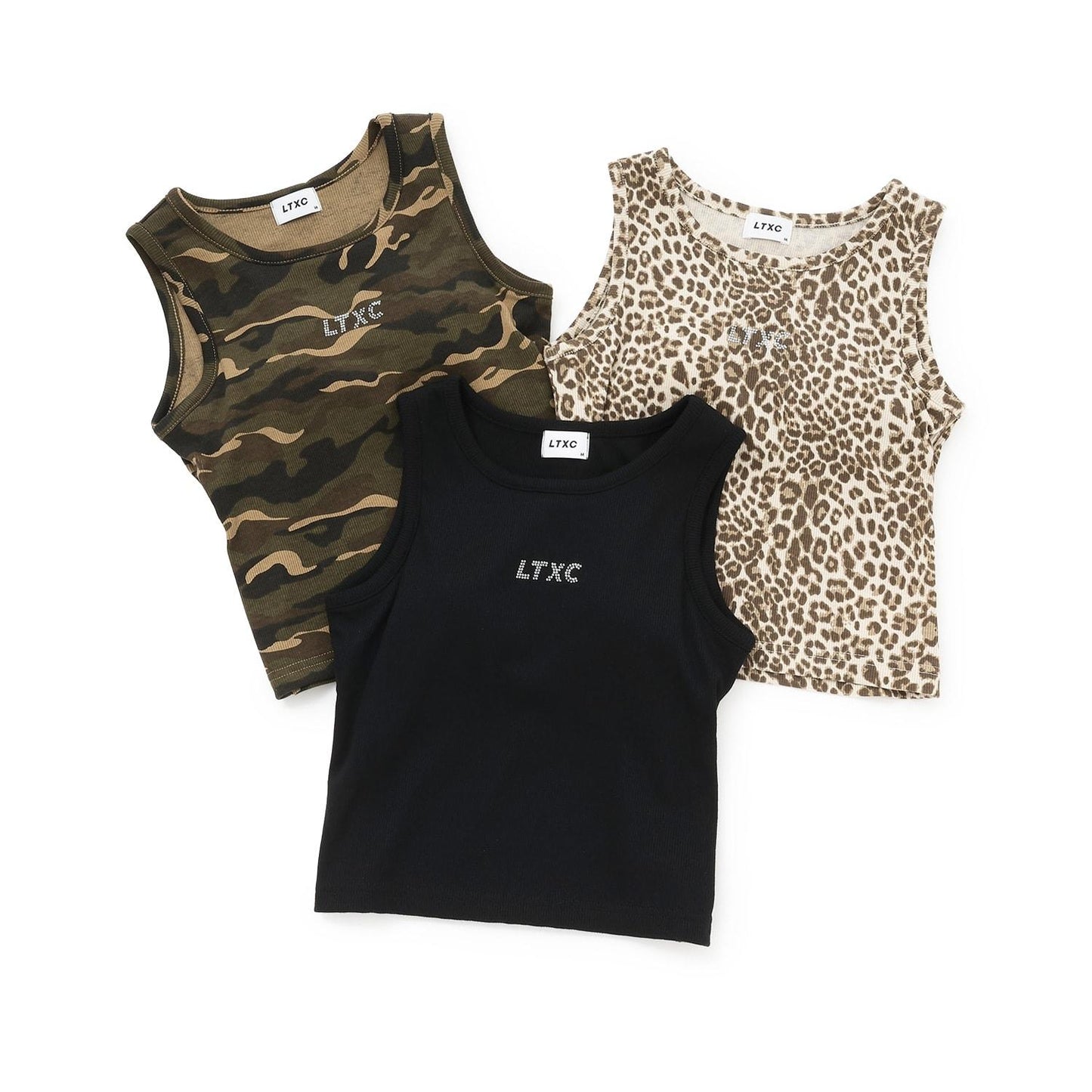 【LTXC】圖案/純色混合背心