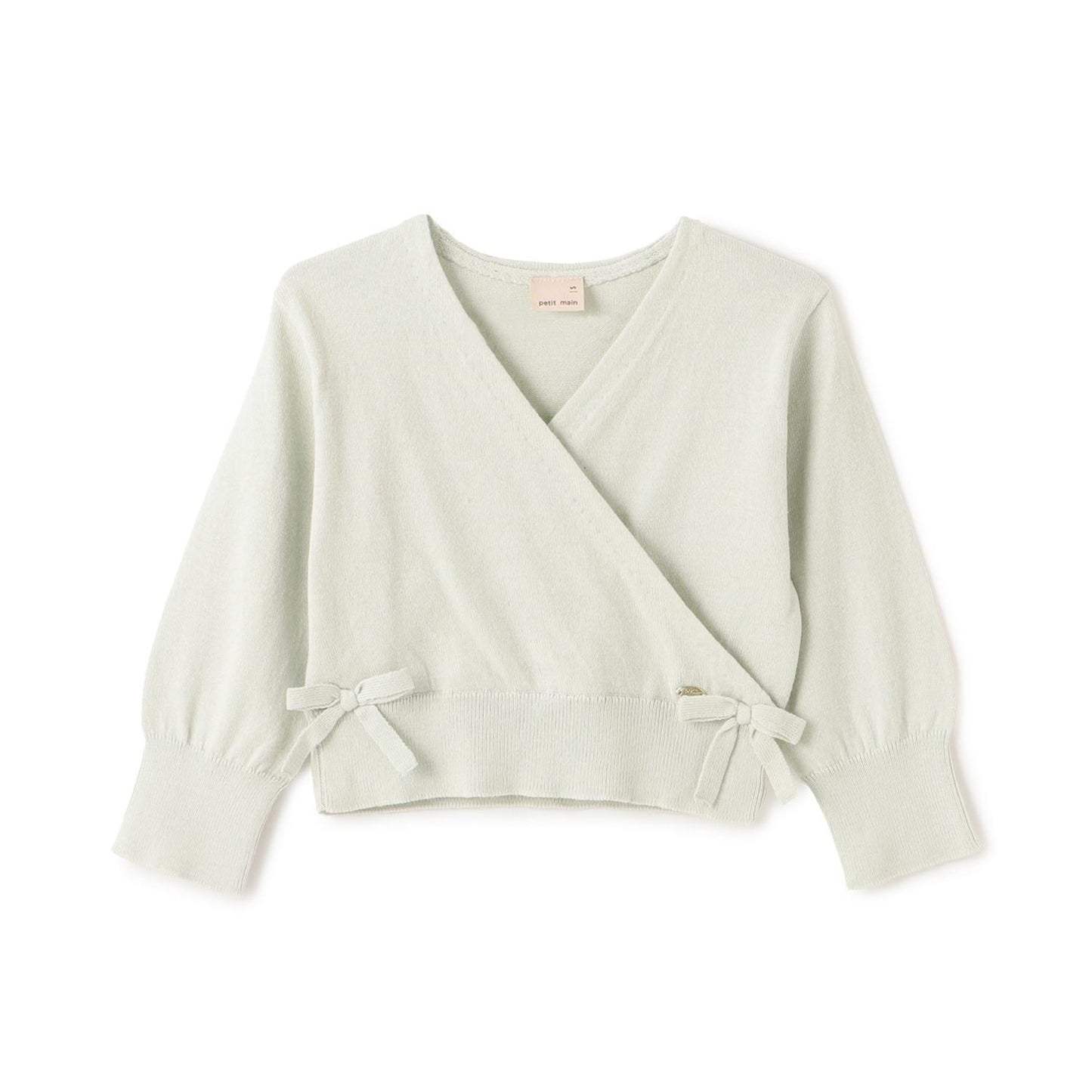 芭蕾風針織交叉開衫