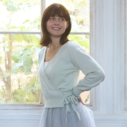 【芭蕾/連結】針織裹身上衣