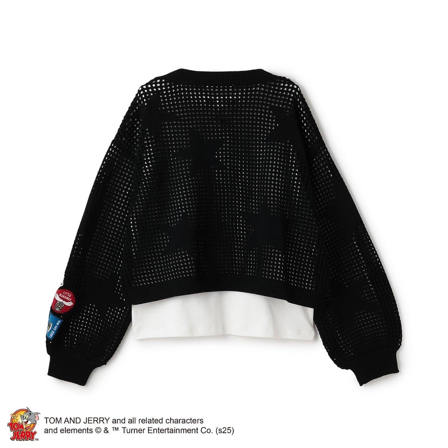 【TOM AND JERRY】星形徽章套頭衫×內搭套裝