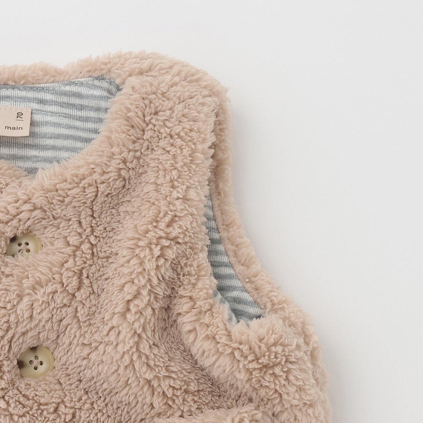 【抗菌防臭】羊羔絨馬甲