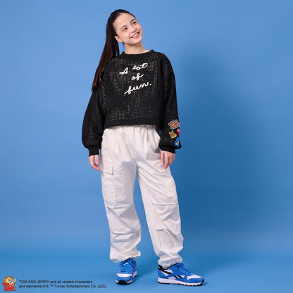 【TOM AND JERRY】星形徽章套頭衫×內搭套裝