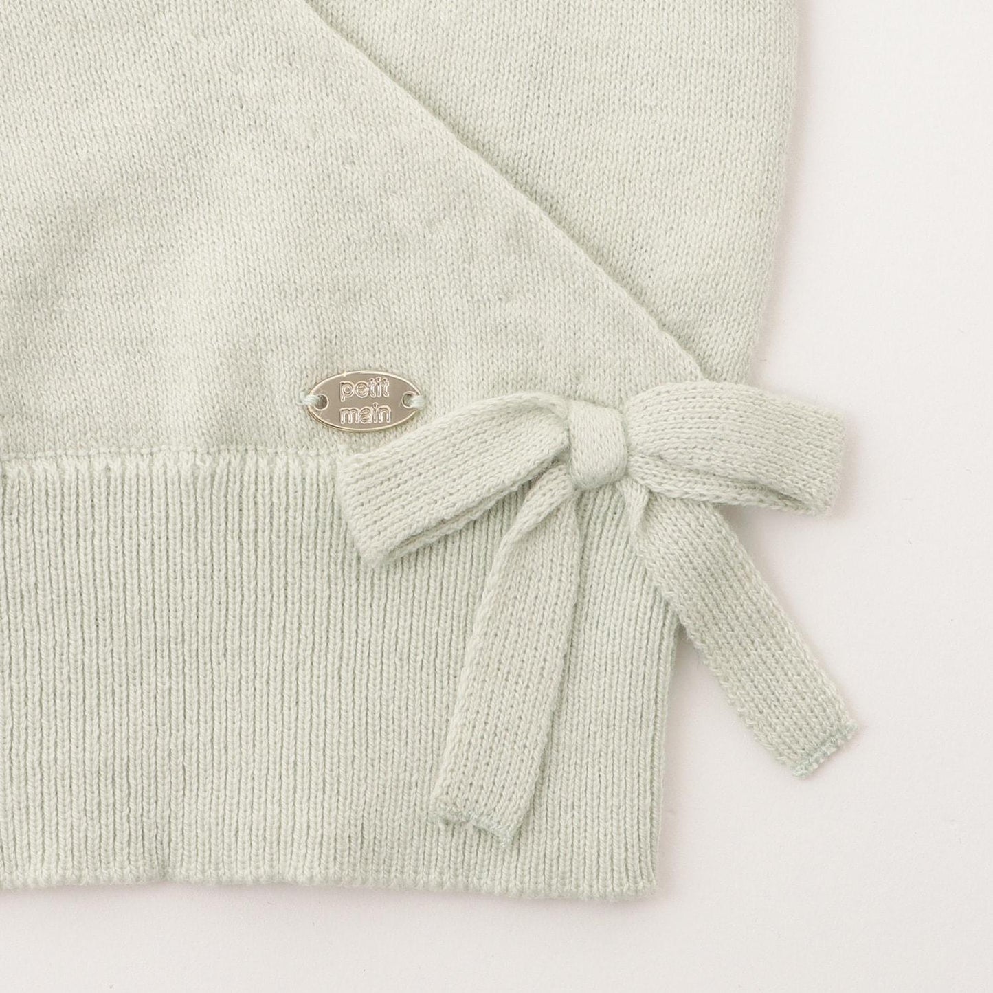 芭蕾風針織交叉開衫