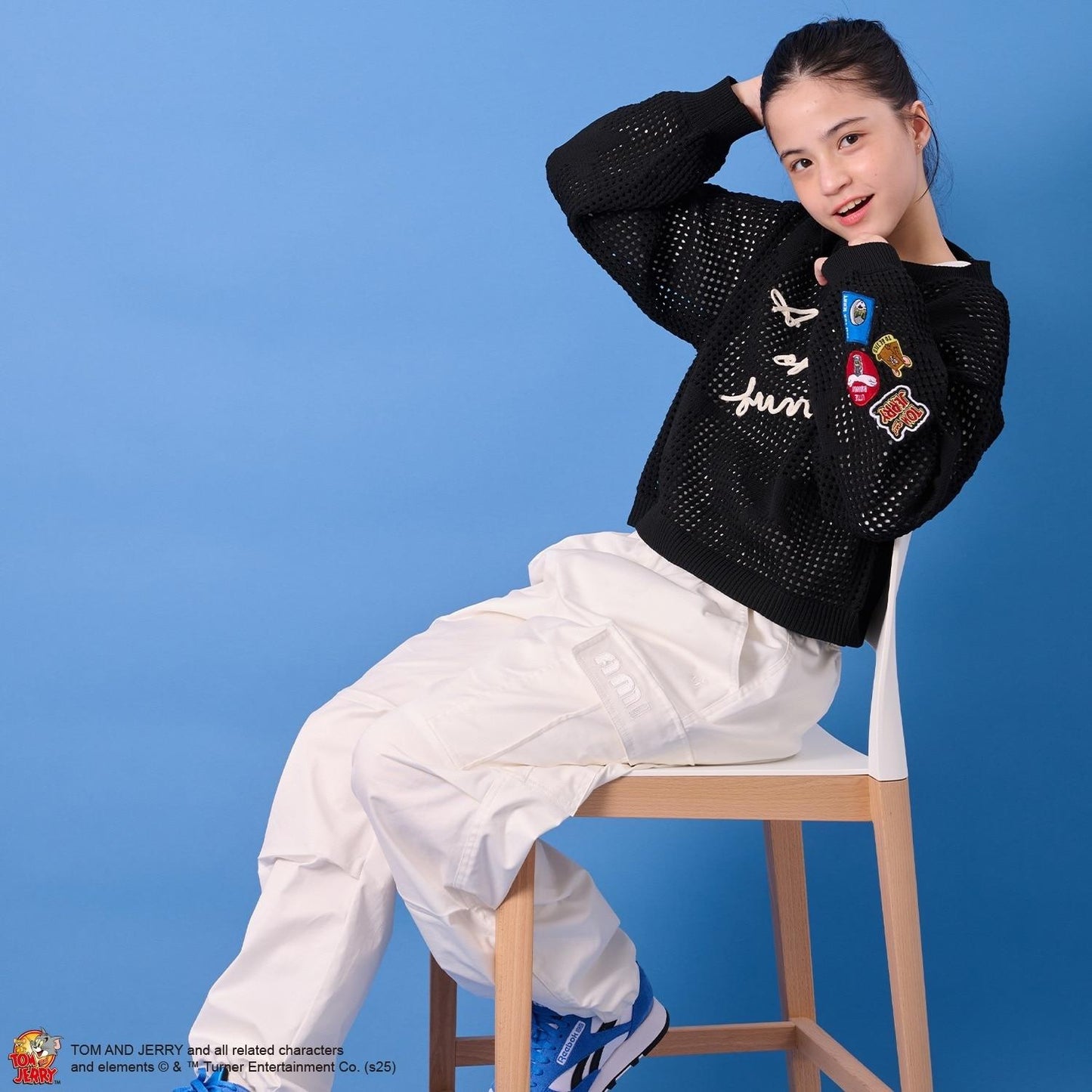 【TOM AND JERRY】星形徽章套頭衫×內搭套裝