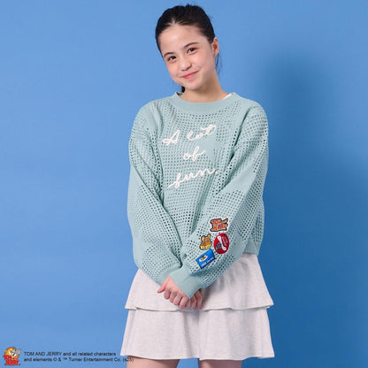 【TOM AND JERRY】星形徽章套頭衫×內搭套裝