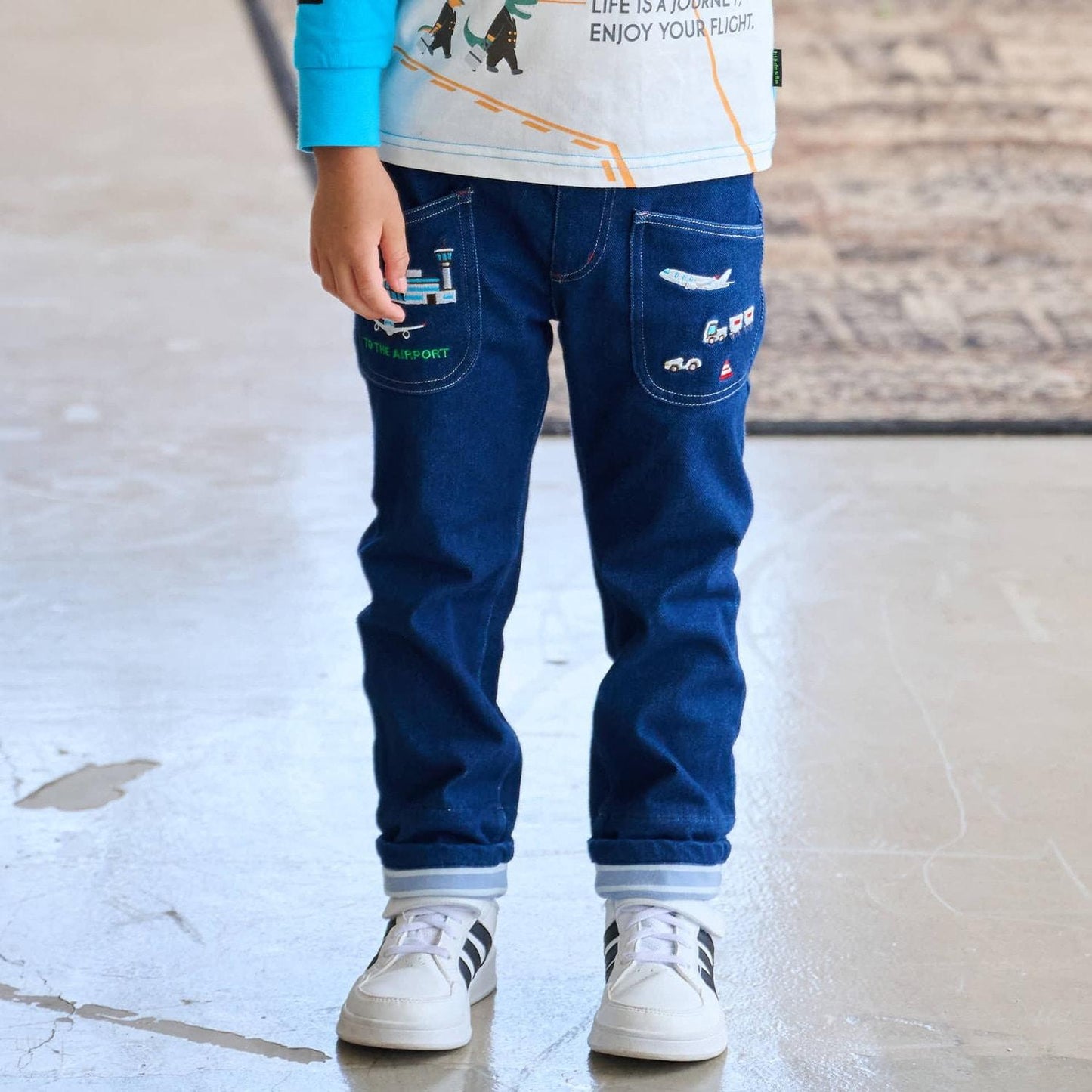 【JAL】長款直筒褲