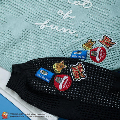 【TOM AND JERRY】星形徽章套頭衫×內搭套裝