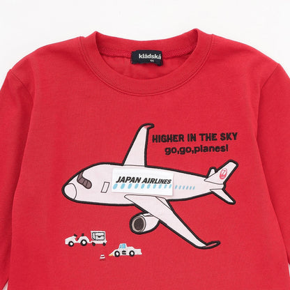 【JAL】貼布繡長袖T恤