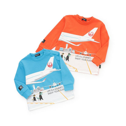 切換拼接長袖T恤