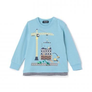 工程車輛施工中長袖T恤