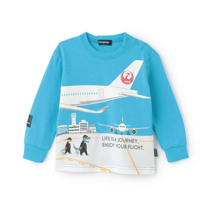 切換拼接長袖T恤