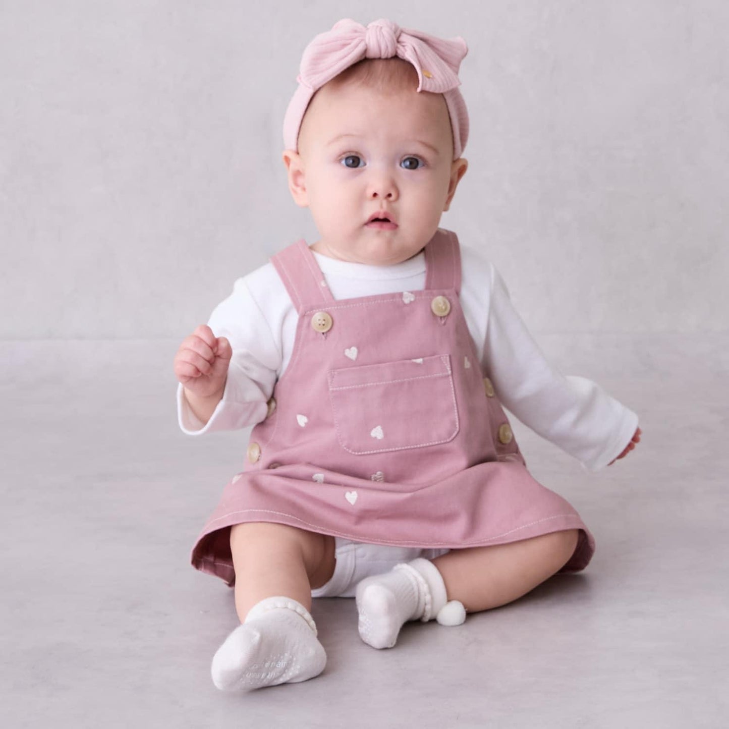 刺繡揹帶裙套裝