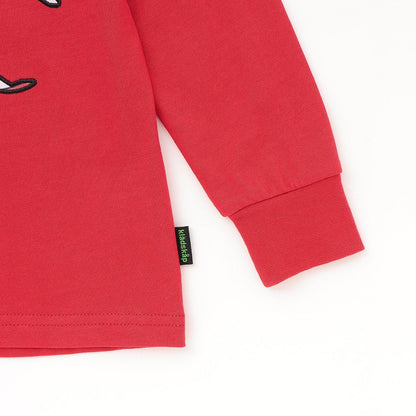 【JAL】貼布繡長袖T恤