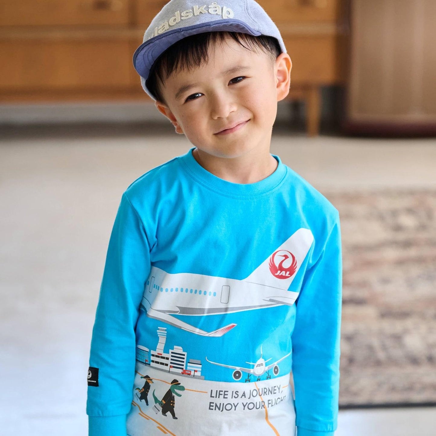 切換拼接長袖T恤