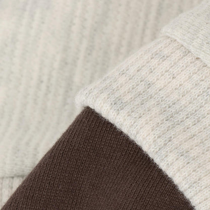 電車圖案貼布繡多層次風格套頭衫