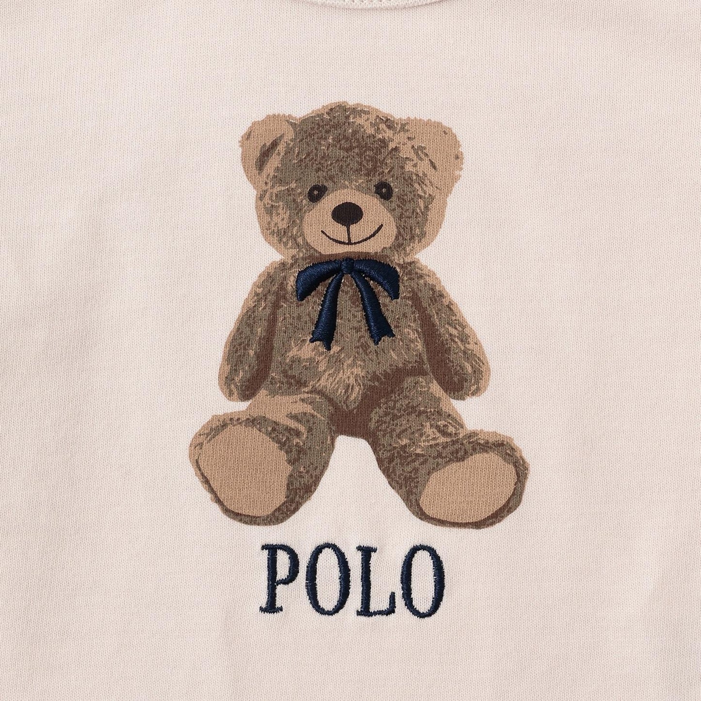 【POLO BCS】熊圖案長袖T恤+裙褲套裝