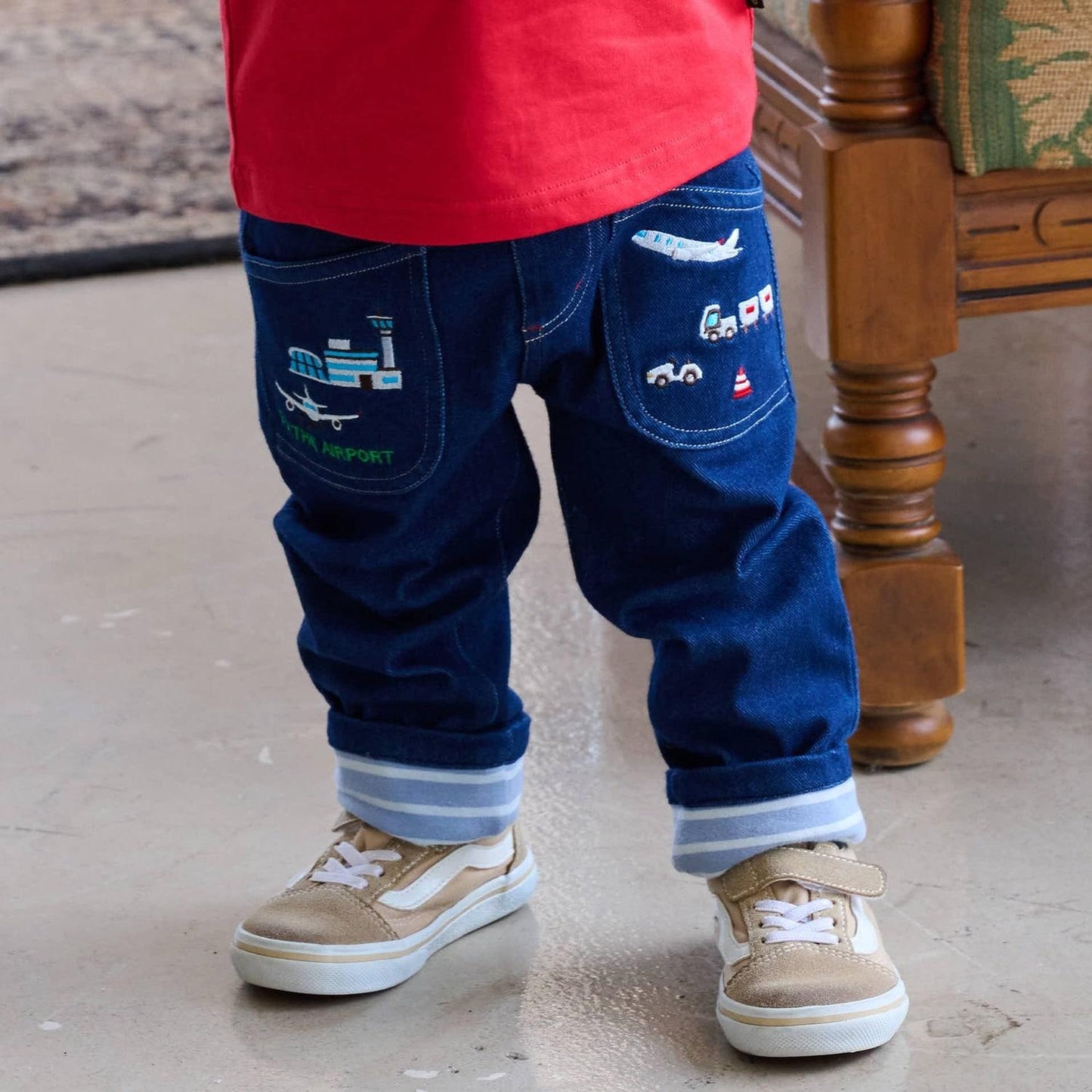 【JAL】長款直筒褲