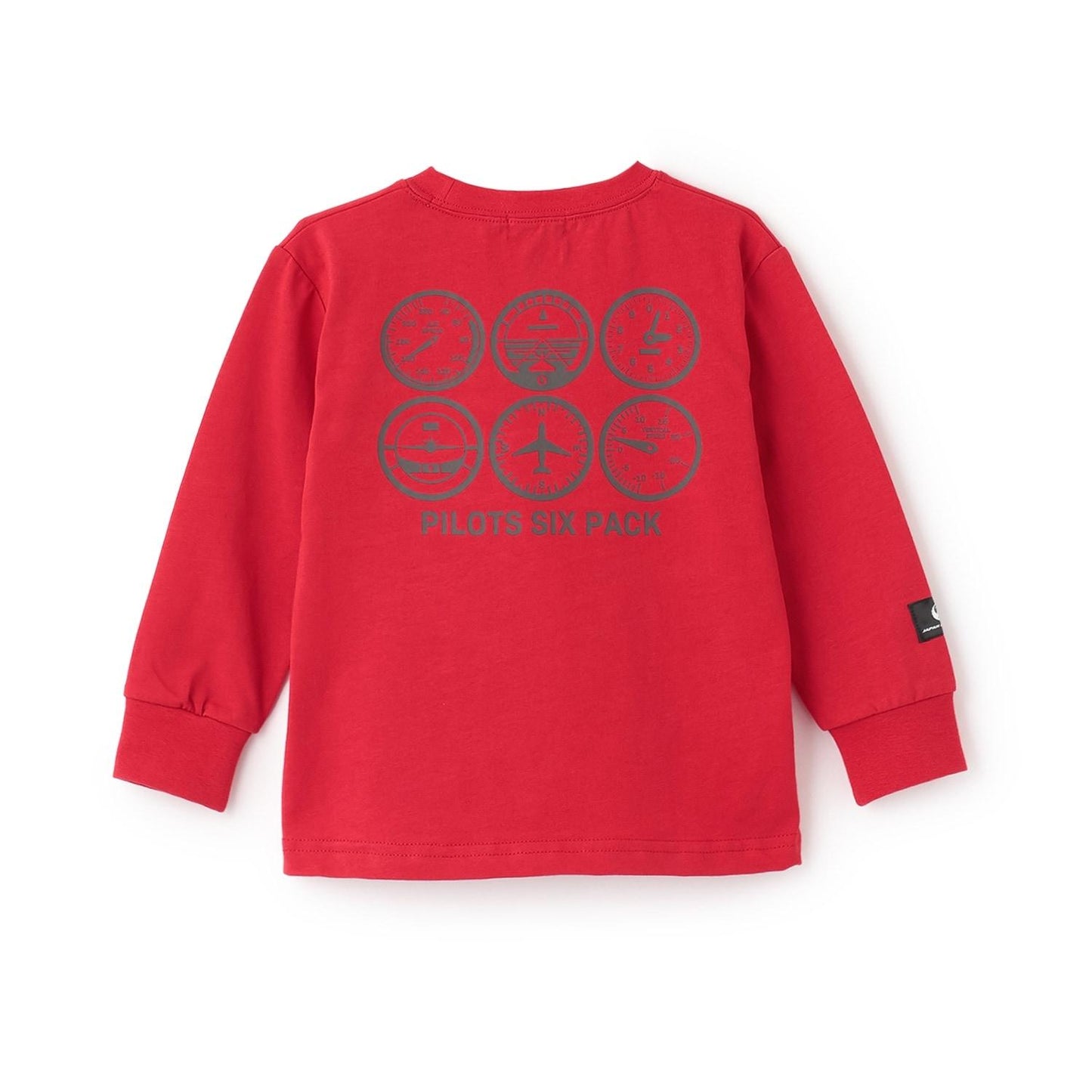 【JAL】貼布繡長袖T恤