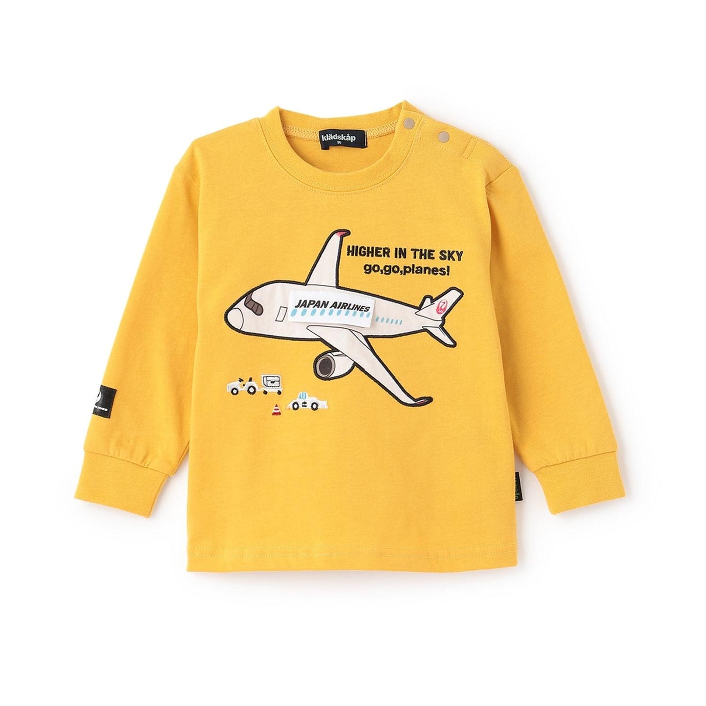 【JAL】貼布繡長袖T恤