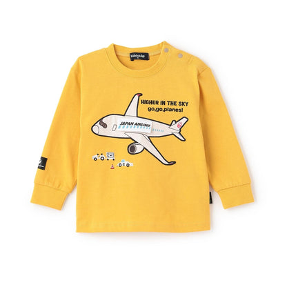 【JAL】貼布繡長袖T恤