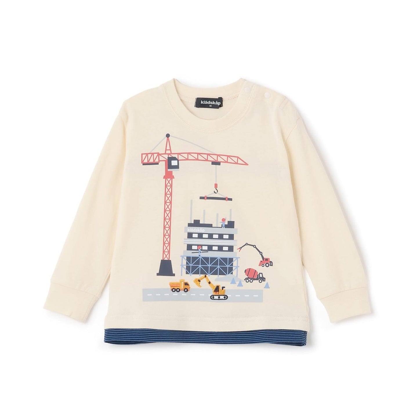 工程車輛施工中長袖T恤