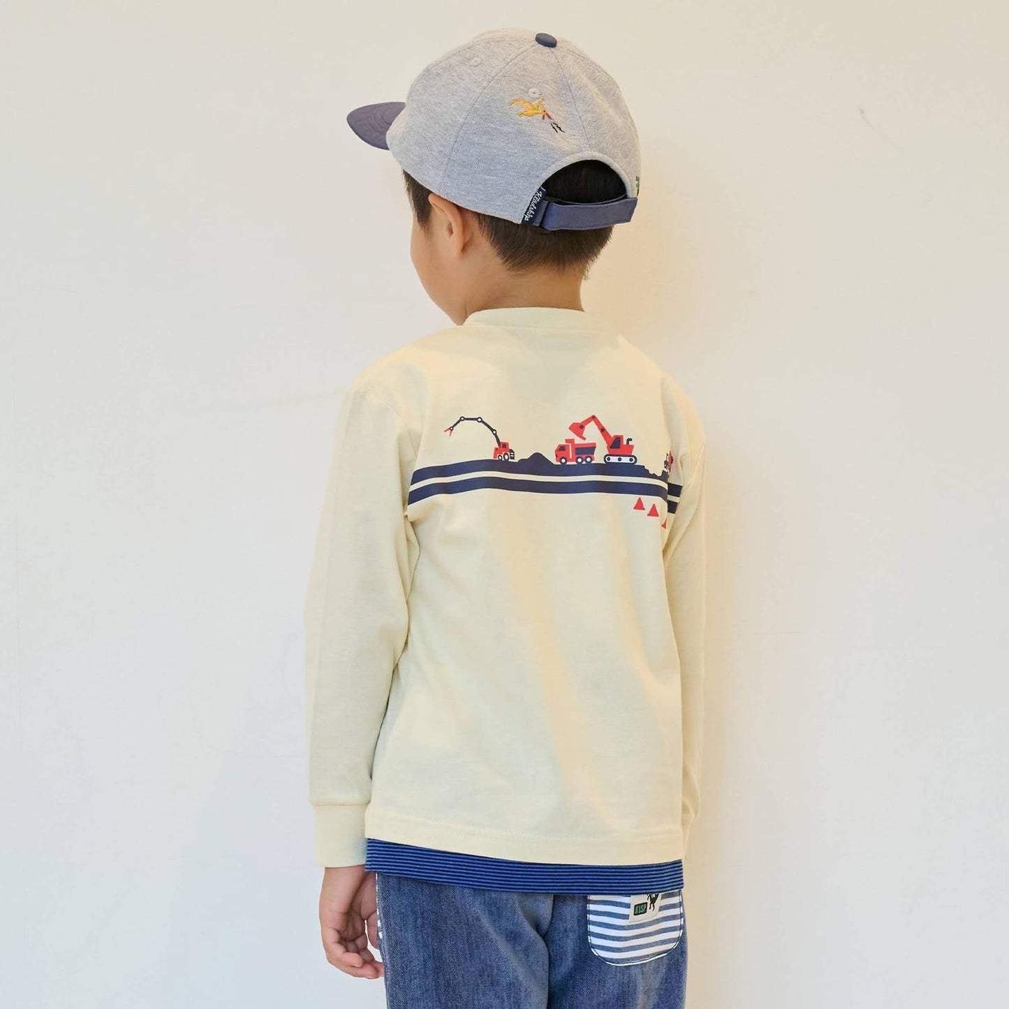 工程車輛施工中長袖T恤