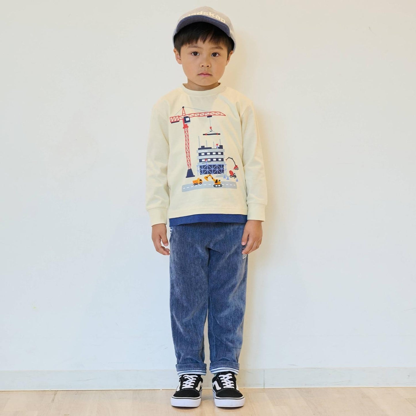 工程車輛施工中長袖T恤