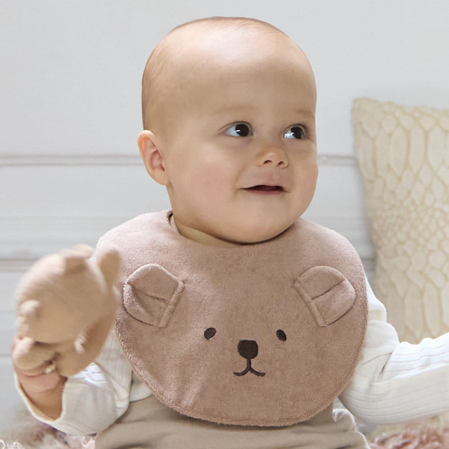 【防水】動物圖案圍兜