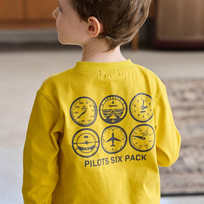 【JAL】貼布繡長袖T恤