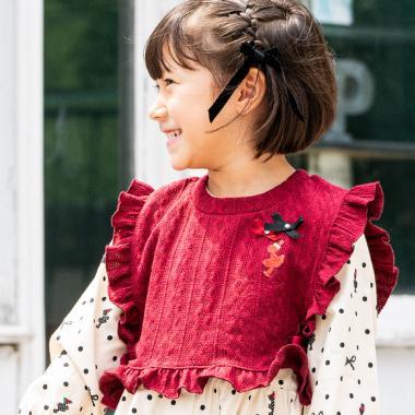 麻花紋提花背心