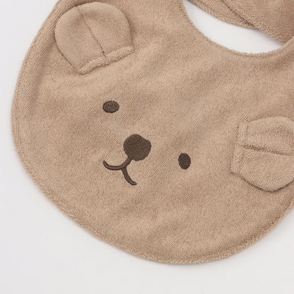 【防水】動物圖案圍兜