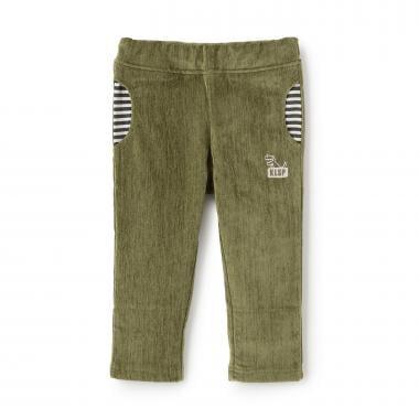 恐龍刺繡長款錐形褲