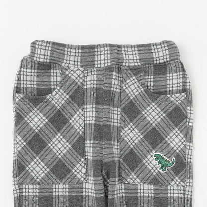 JQ格紋長款錐形褲