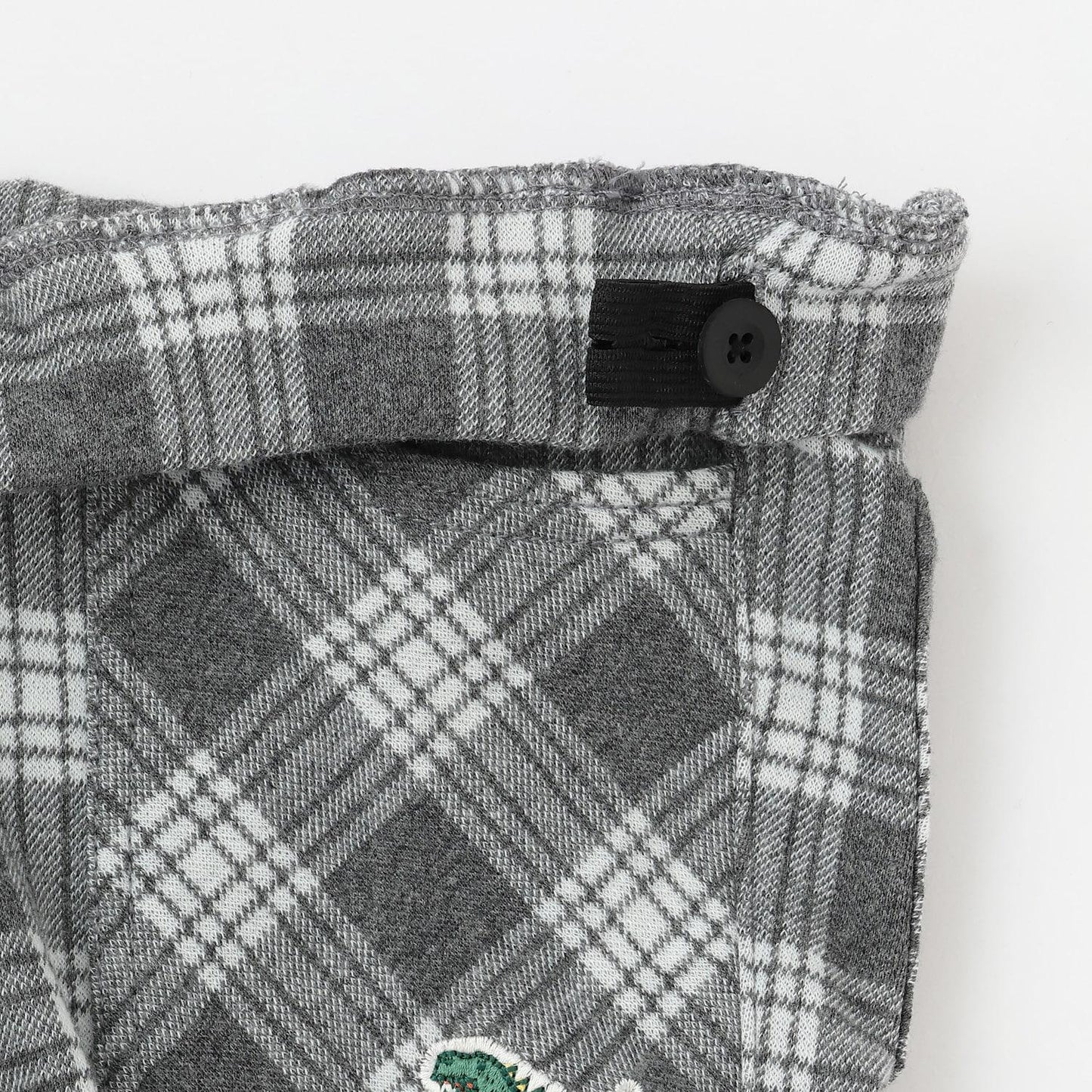 JQ格紋長款錐形褲