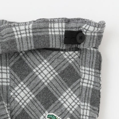 JQ格紋長款錐形褲