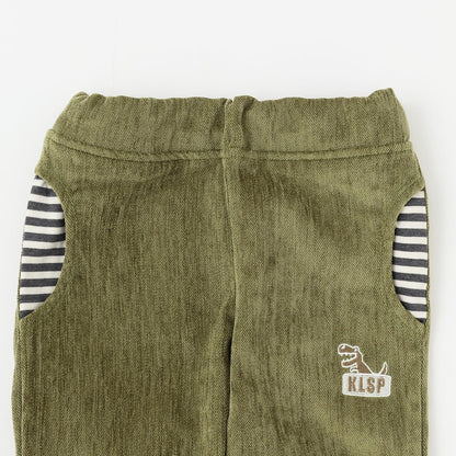 恐龍刺繡長款錐形褲