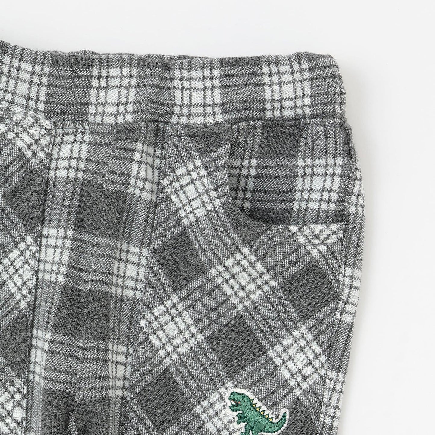 JQ格紋長款錐形褲