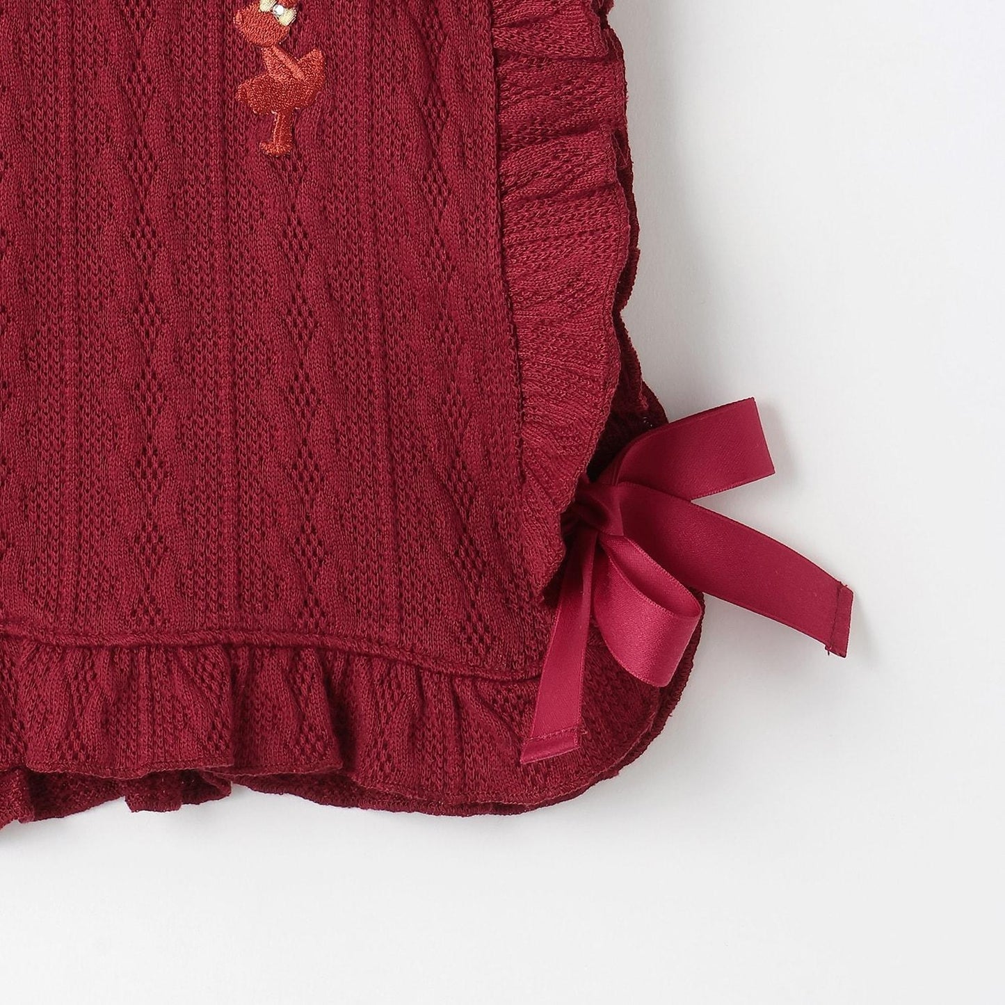 麻花紋提花背心