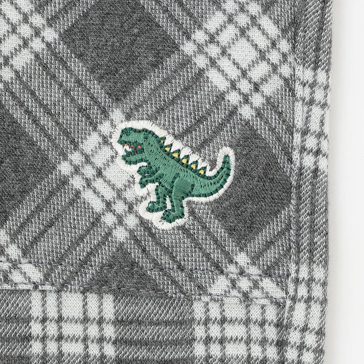 JQ格紋長款錐形褲