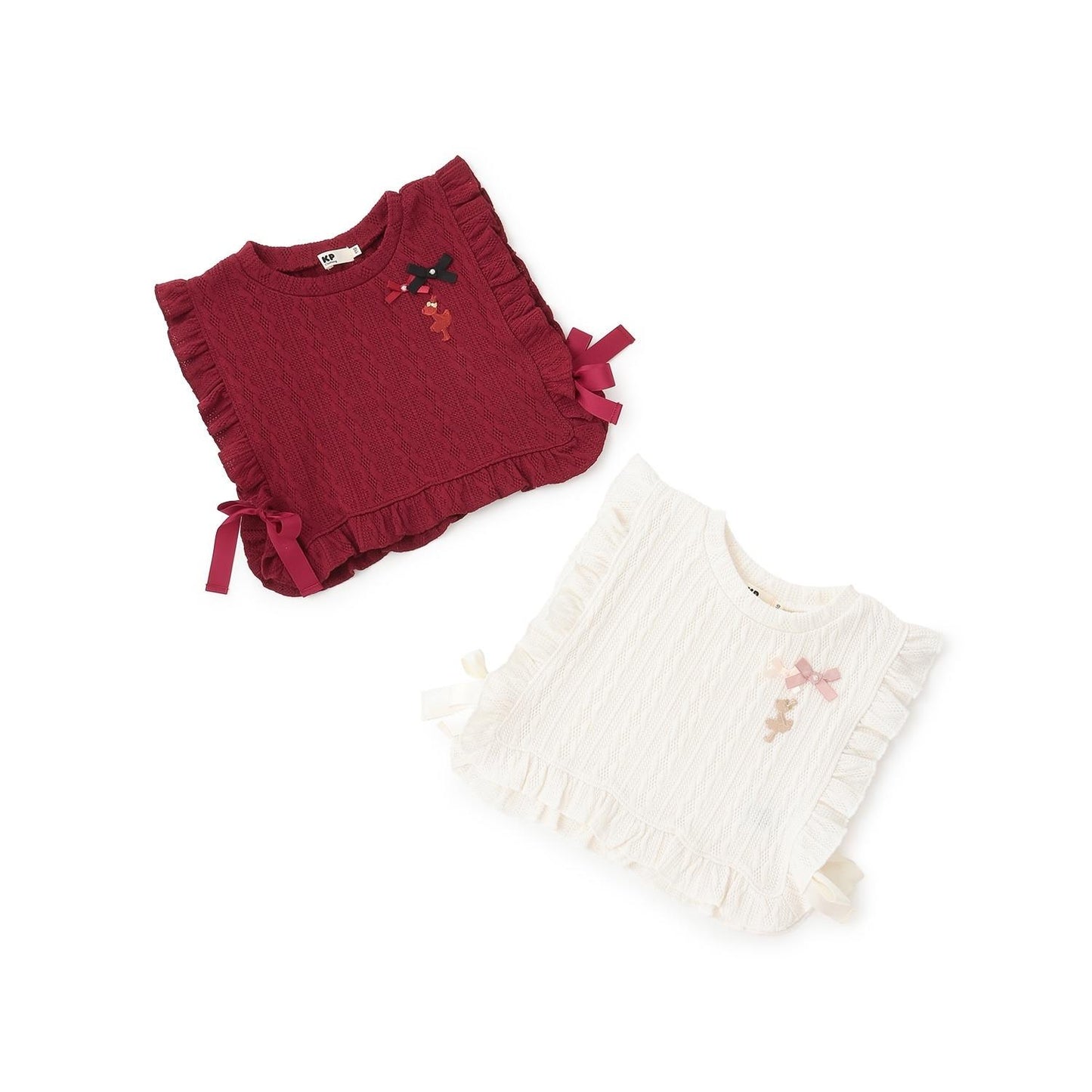 麻花紋提花背心