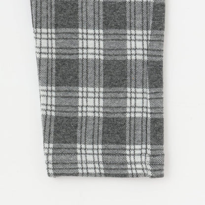 JQ格紋長款錐形褲