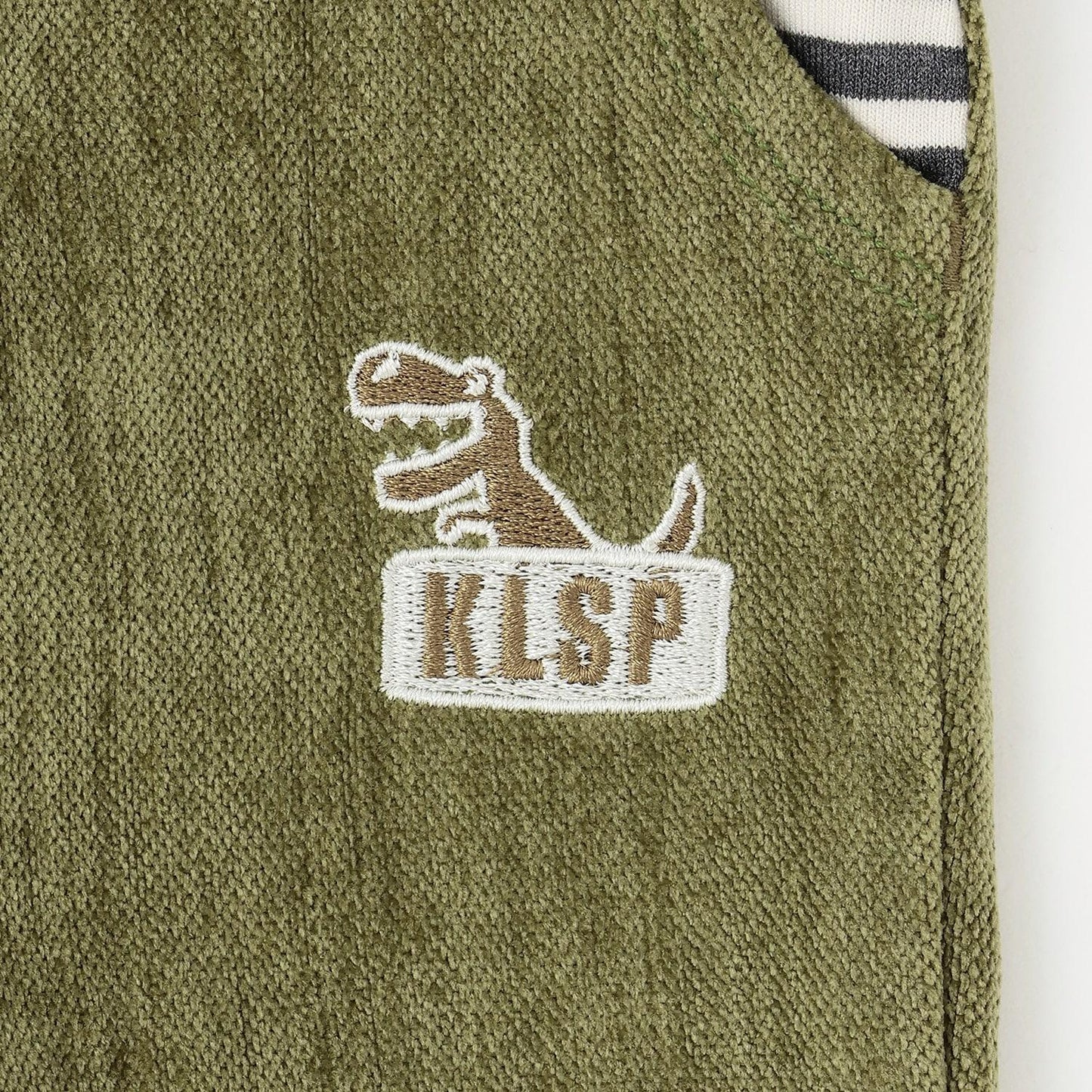 恐龍刺繡長款錐形褲