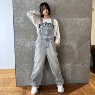 【GOODPRICE】【基礎款】牛仔揹帶褲