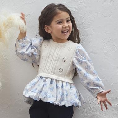 【リンク】背心拼接長款上衣