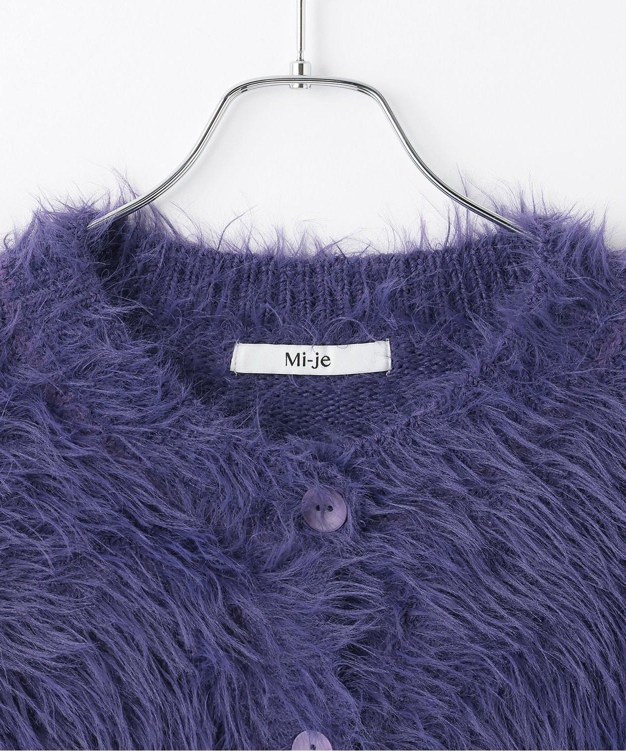 毛絨短款開衫【韓國時尚】